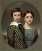 Samuel Lancaster Gerry John Oscar Kent and His Sister, Sarah Eliza Kent. Germany oil painting artist